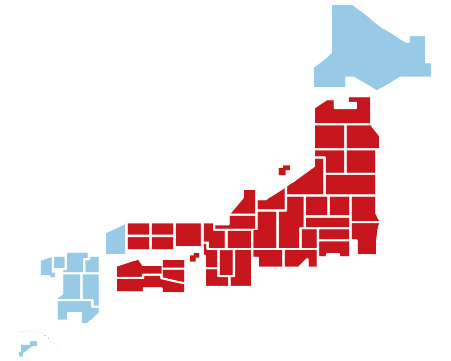 フラゲ可能な地域 (宅配の場合）