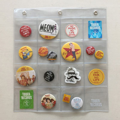 缶バッヂウォールポケット